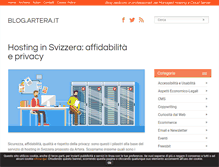 Tablet Screenshot of blog.artera.it